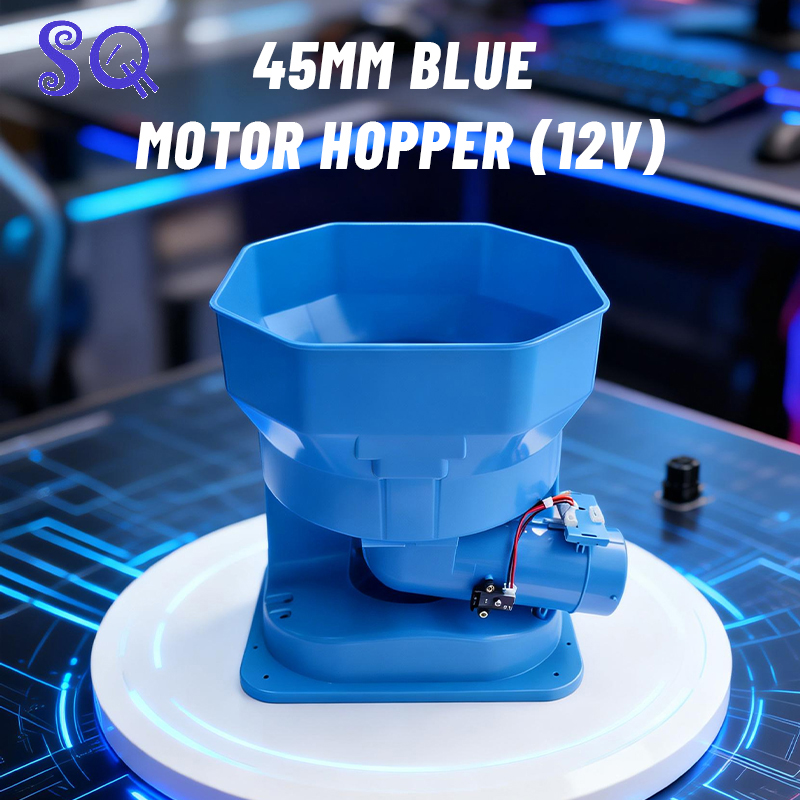 Arcade Vending Machine - 45mm Blue Motor Hopper 12V Square/Round
