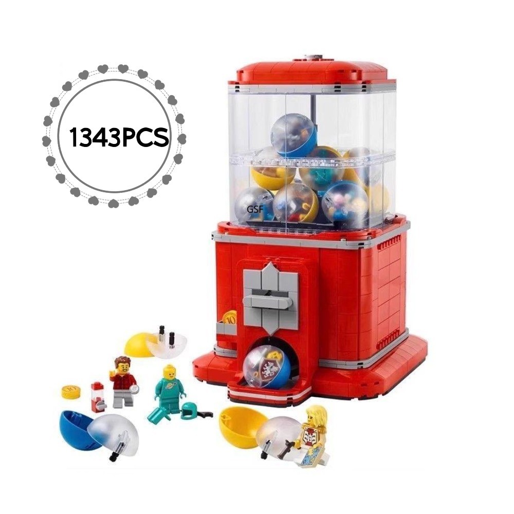 Vending Game - 1343Pcs Creative Vending Machine Model building