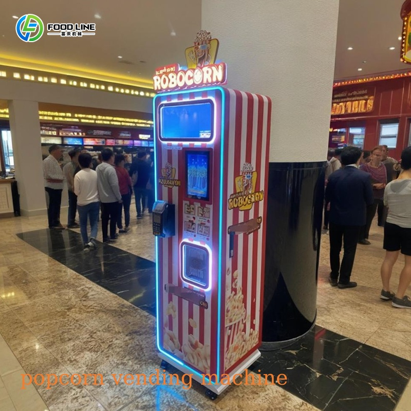Custom Fully Automatic Popular - Popcorn Vending Machine recension och pris