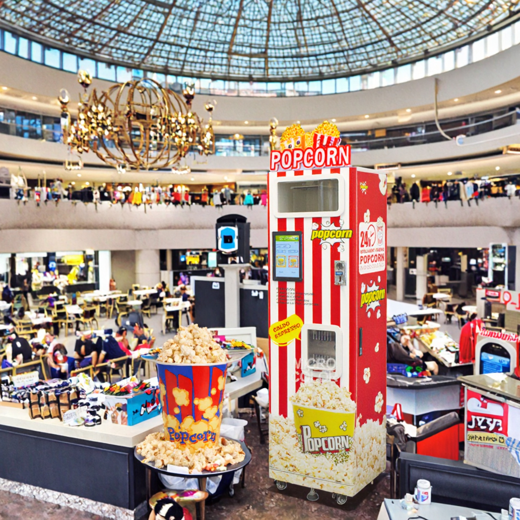 Full Automatic  Commercial Pop - Popcorn Vending Machine recension och pris