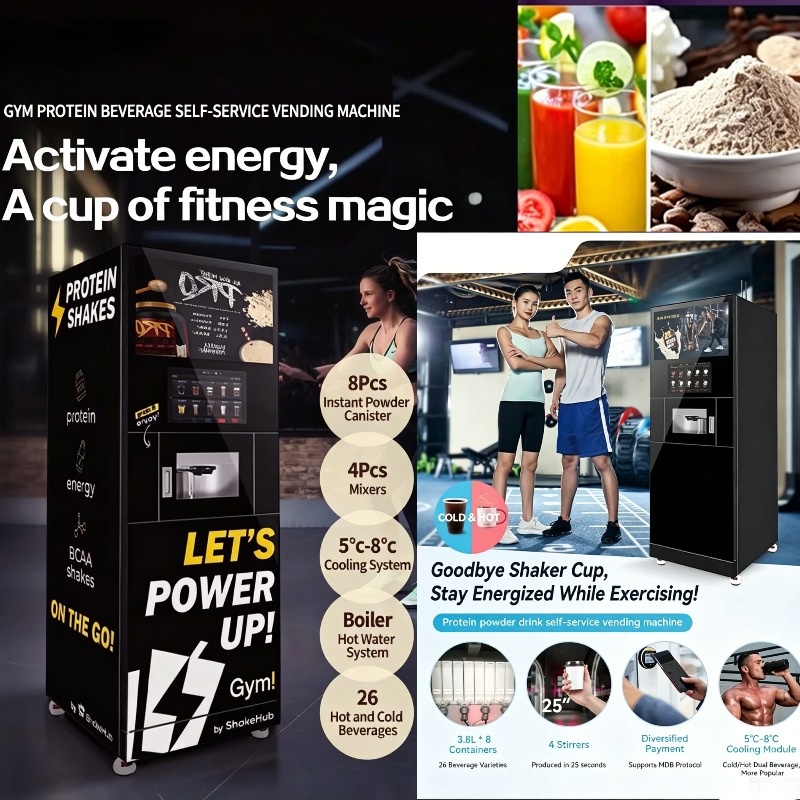 Protein Smoothie Vending Machi - Popcorn Vending Machine recension och pris