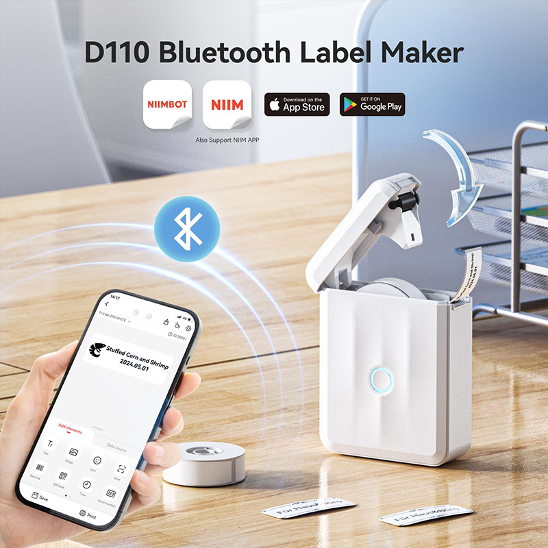 Niimbot D110 Wireless Mini Por - Ticket Redemption Machine recension och pris