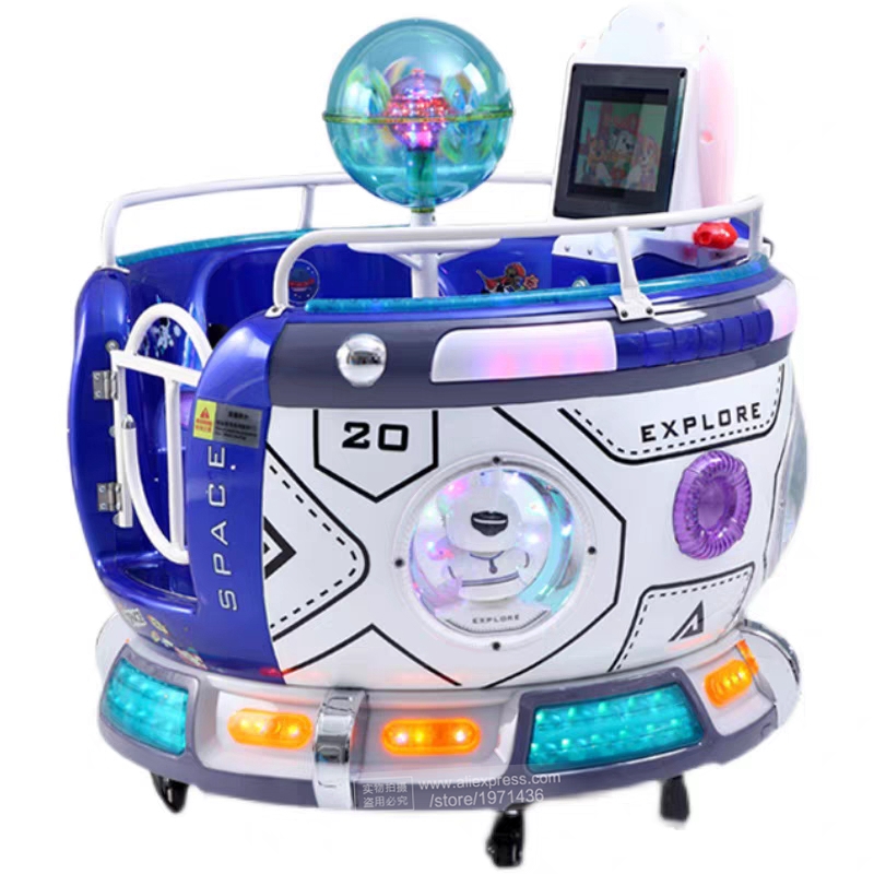 Children Play 360 Degree Rotat - Coin Operated Kiddie Ride recension och pris
