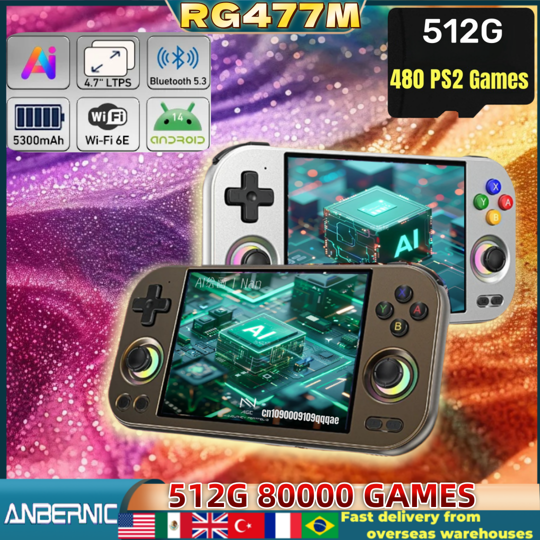 ANBERNIC RG 477M Retro Video G - Arcade Game Cabinet recension och pris