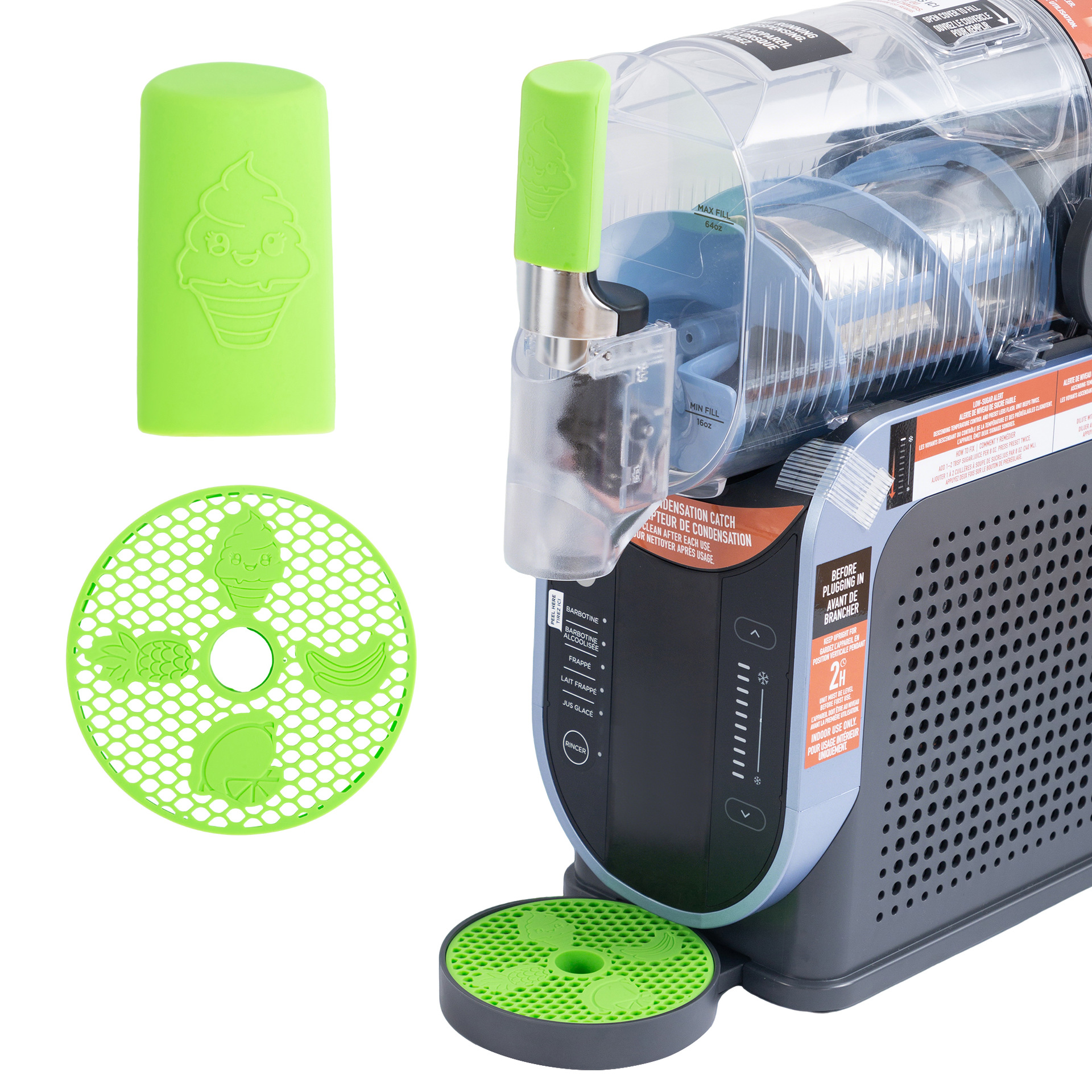 Handle Cover & Drip Tray Inser - Slushie Machine Vending recension och pris