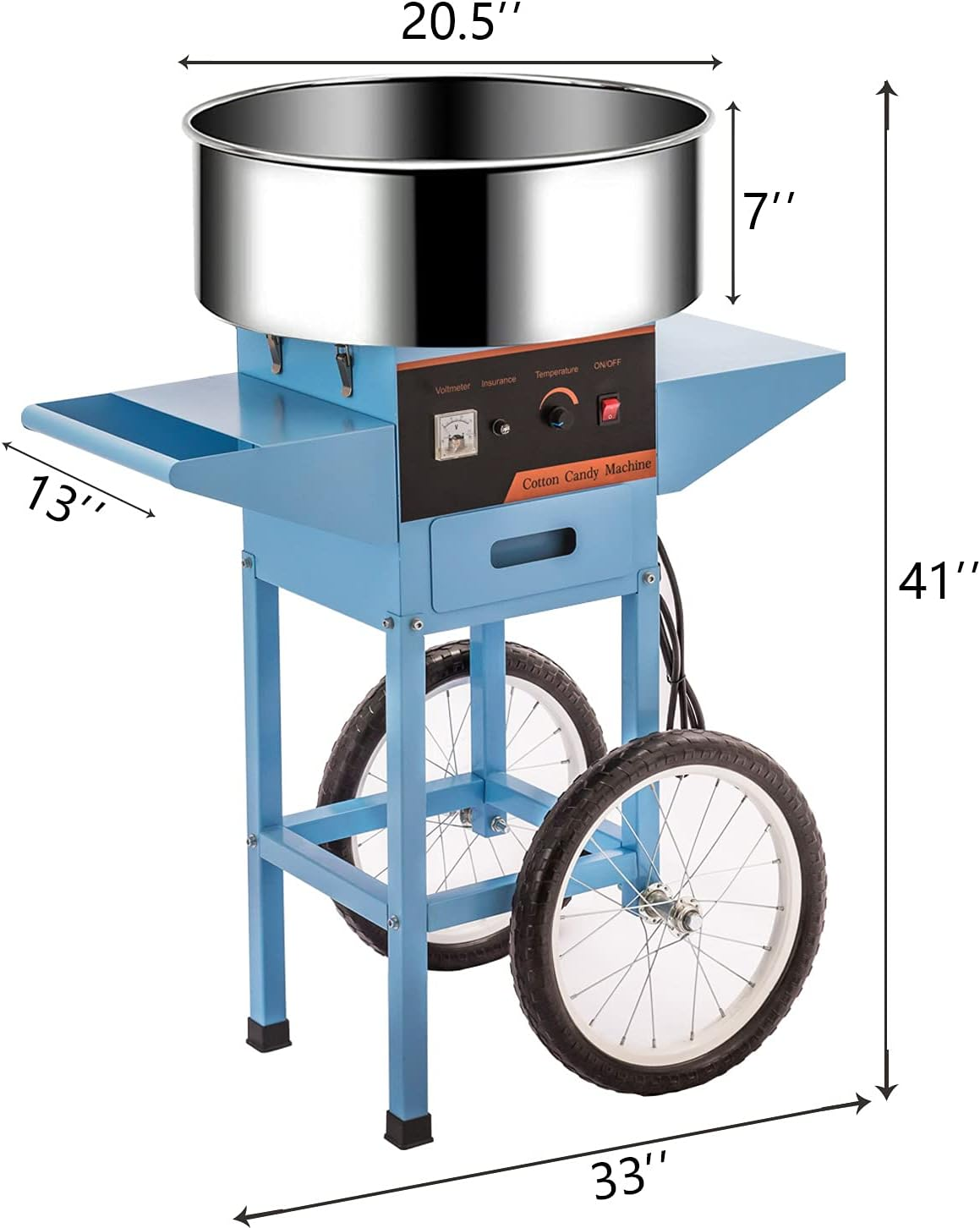 Commercial Electric Cotton Can - Candy Floss Machine recension och pris
