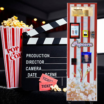 24-Hour self-service popcorn v - Popcorn Vending Machine recension och pris