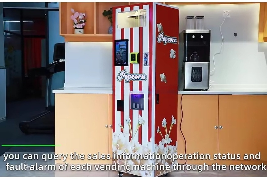 24-Hour self-service popcorn v - Popcorn Vending Machine recension och pris