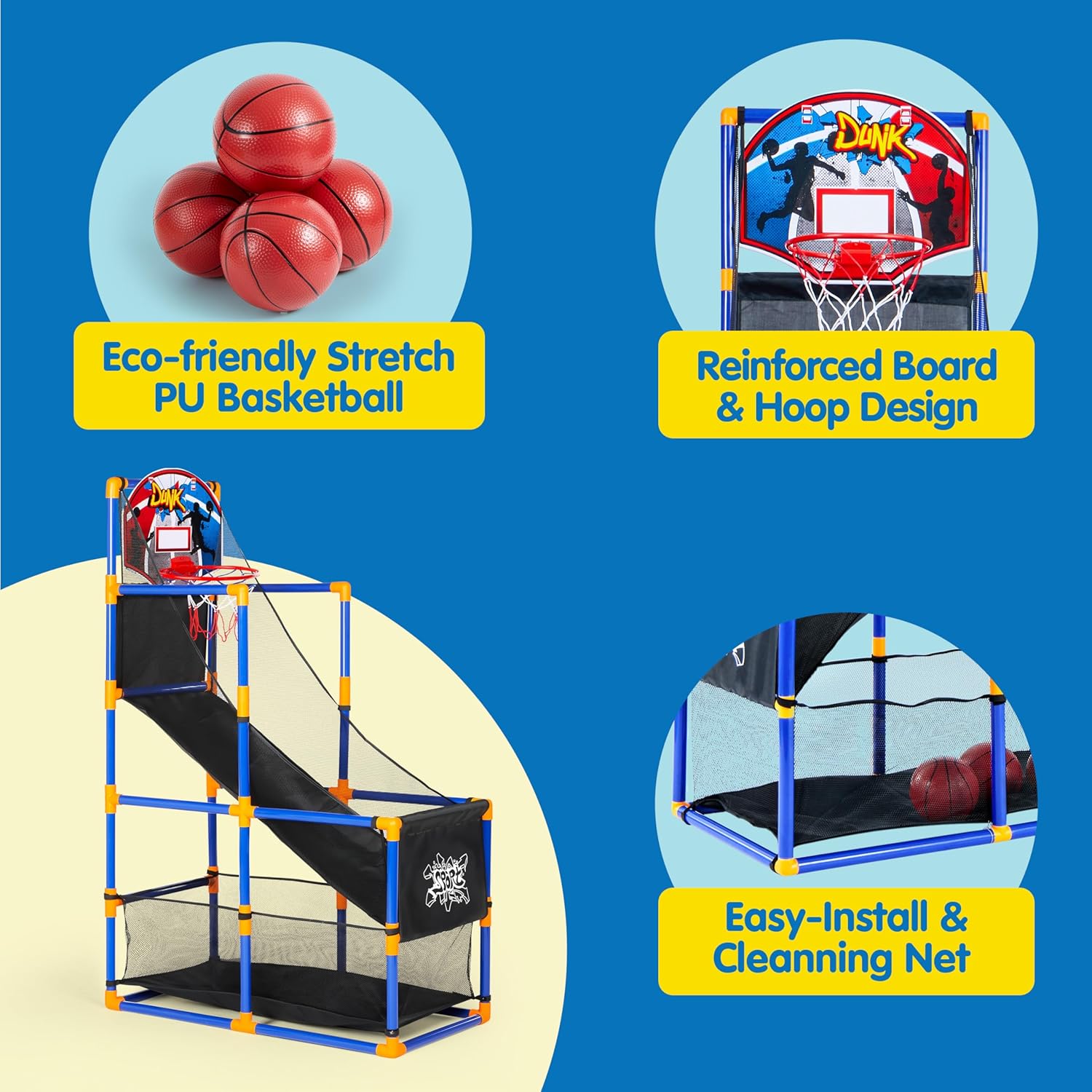 Arcade Basketball Game Set wit - Arcade Games & Vending Llc Photos recension och pris