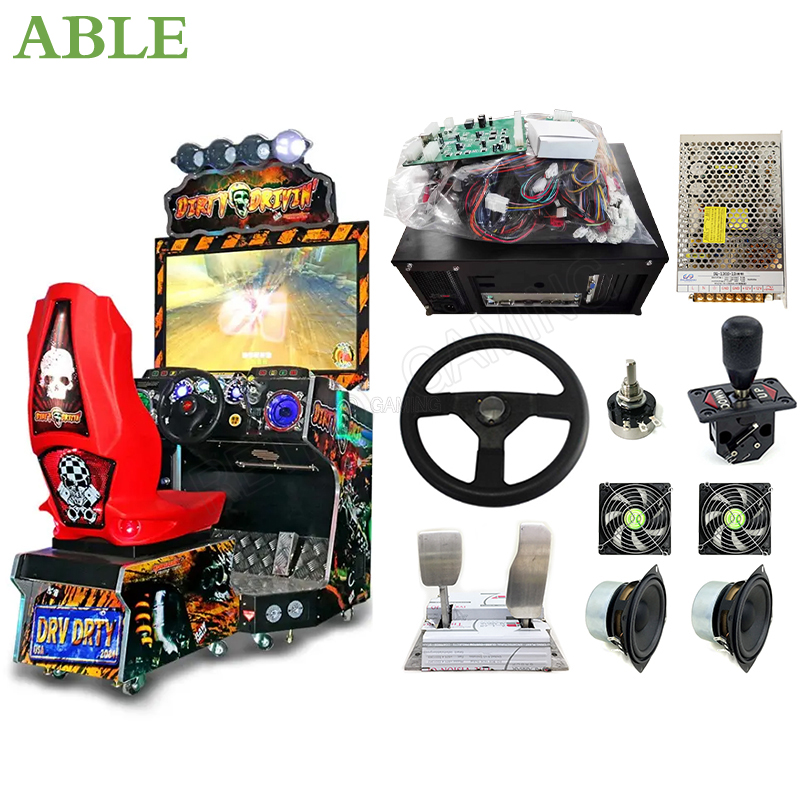 Dirty Drivin Arcade Game Machi - Coin Operated Kiddie Ride recension och pris