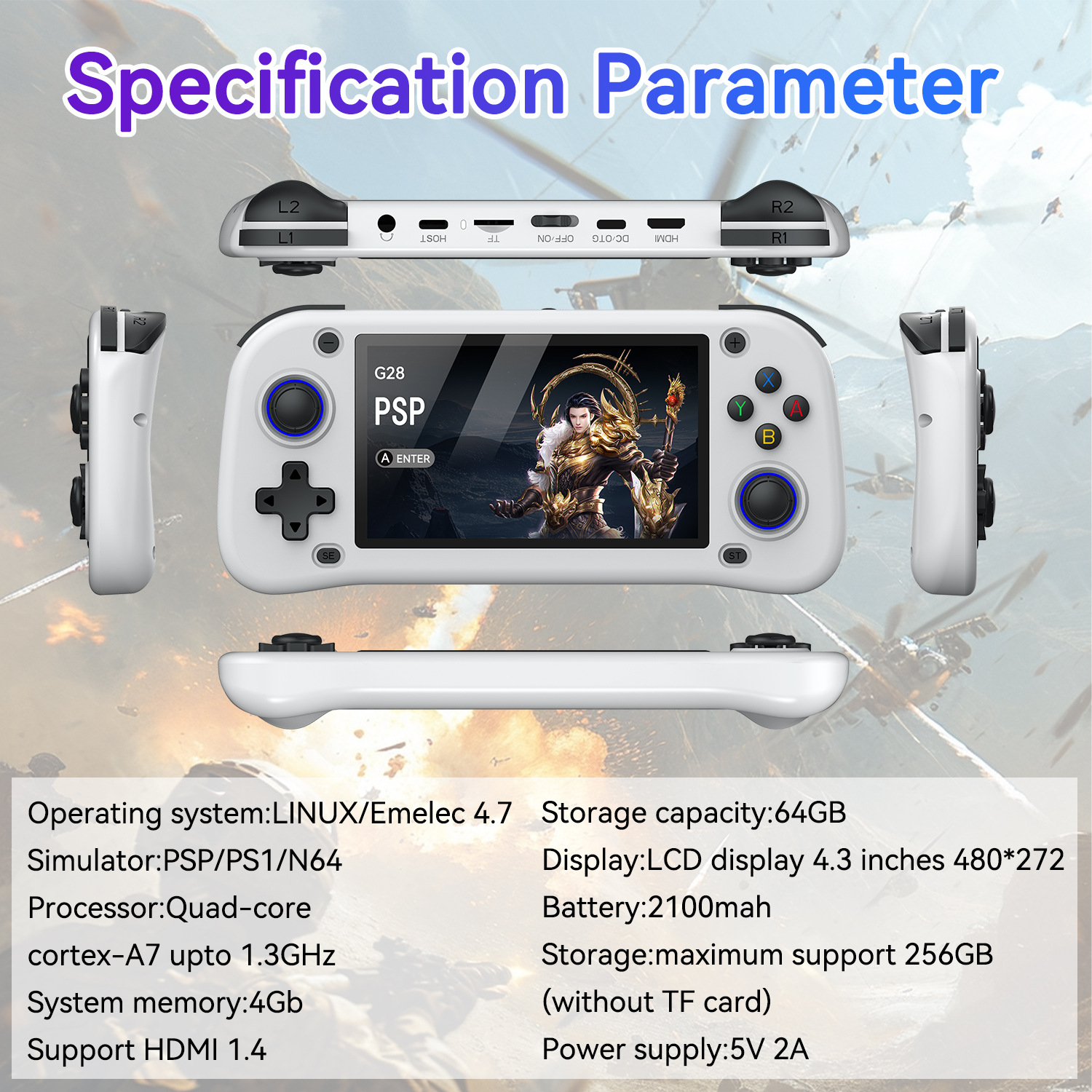 G28 game console 4.3-inch high - Arcade Game Cabinet recension och pris