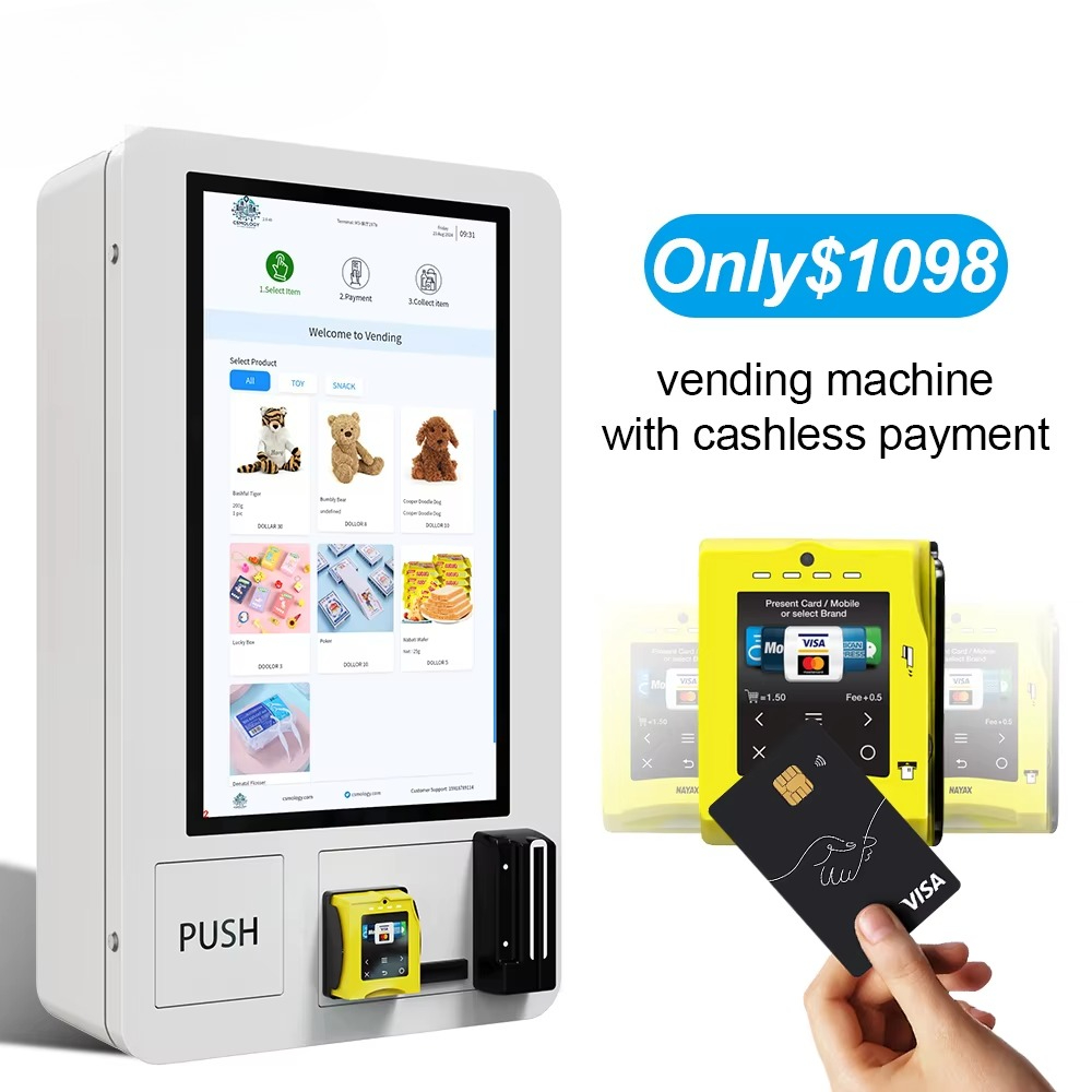 Small Metal Drinks Desktop Ven - Vending Machine Qr Code recension och pris