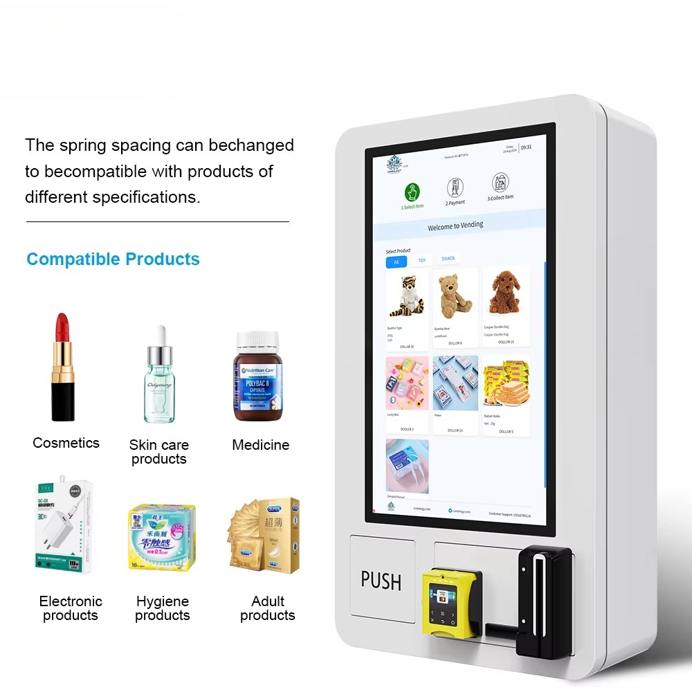 Small Metal Drinks Desktop Ven - Vending Machine Qr Code recension och pris