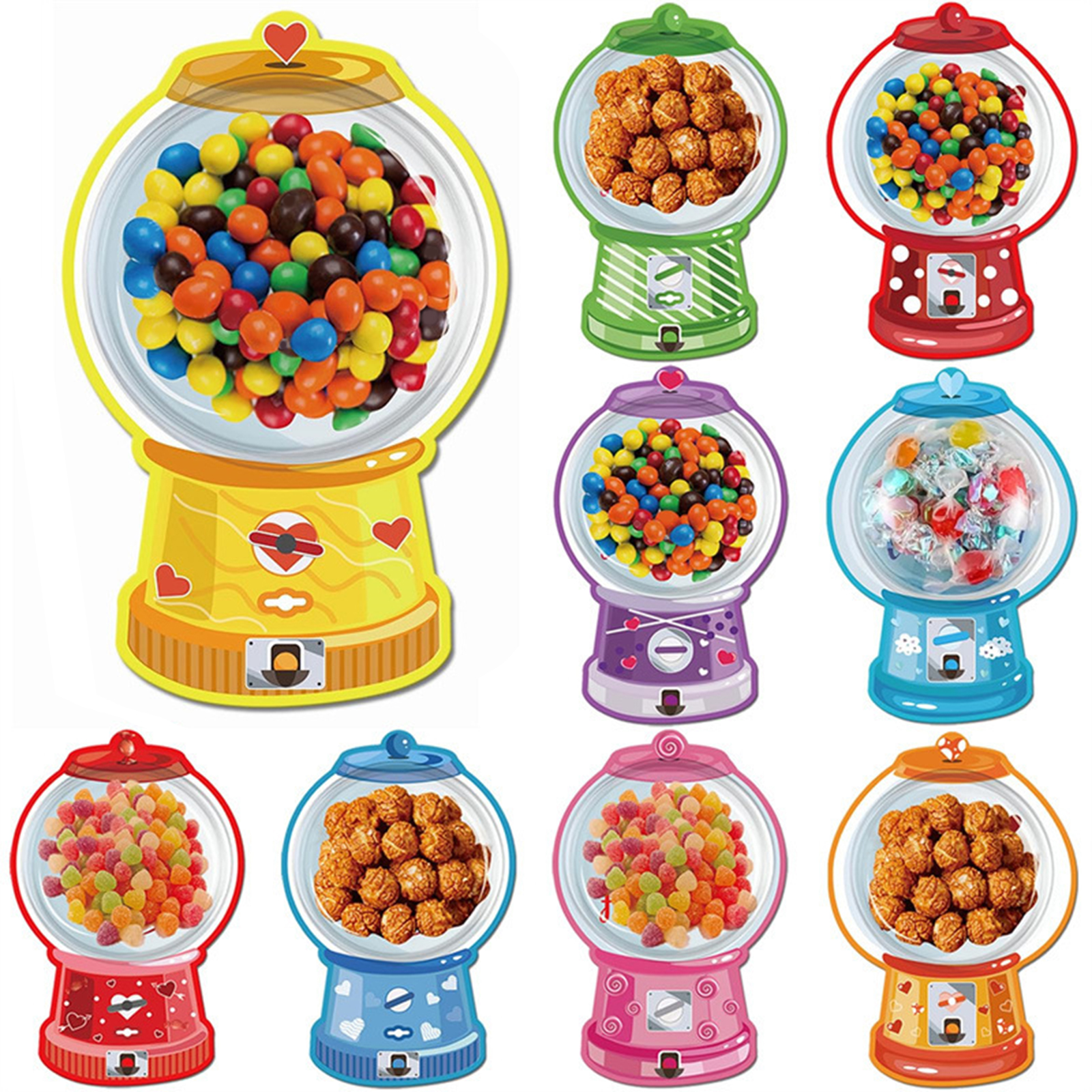 18/36Pack Kids Valentines Day  - Bubble Gum Machine recension och pris