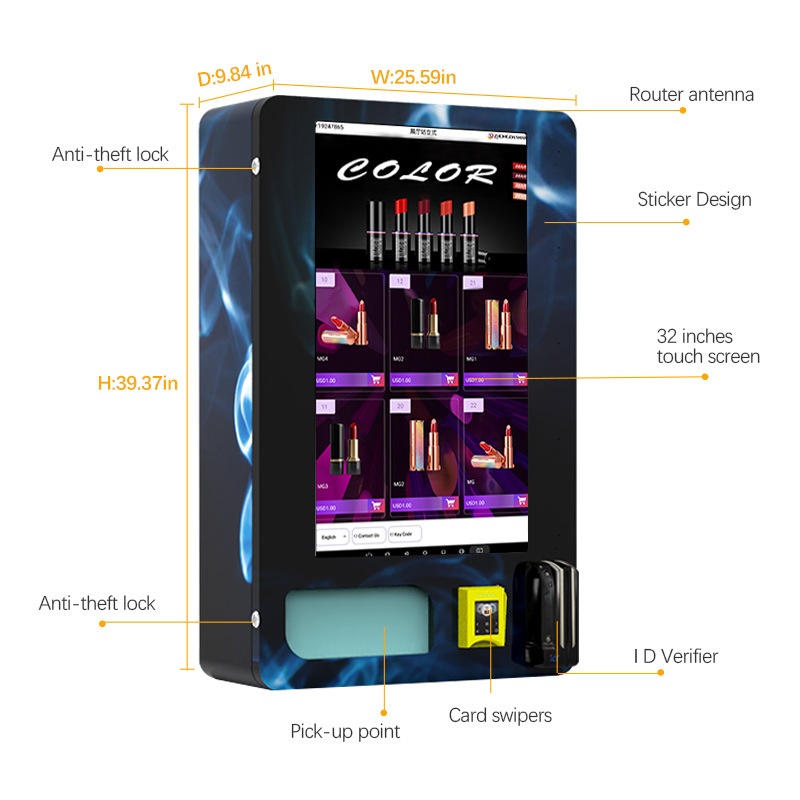 Export Wall-mounted Mini Cigar - Vending Machine Qr Code recension och pris
