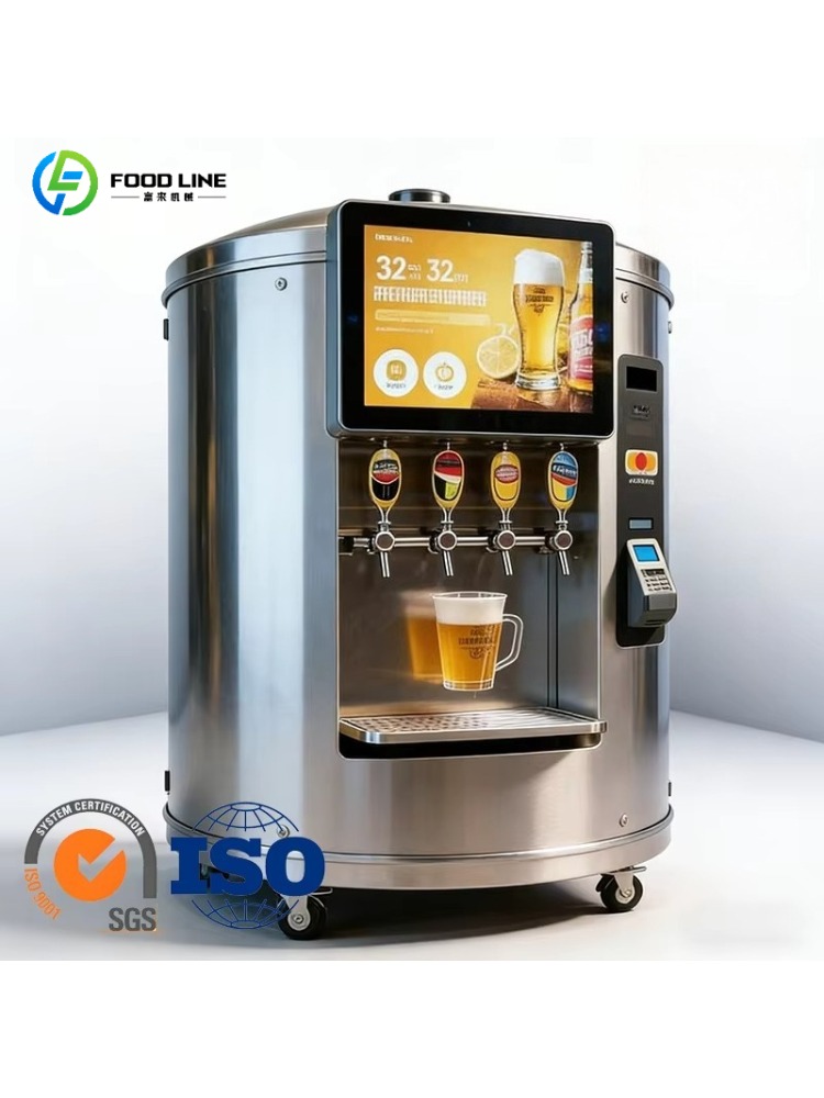 Self-Service Metal Beer Vendin - Vending Machine Qr Code recension och pris