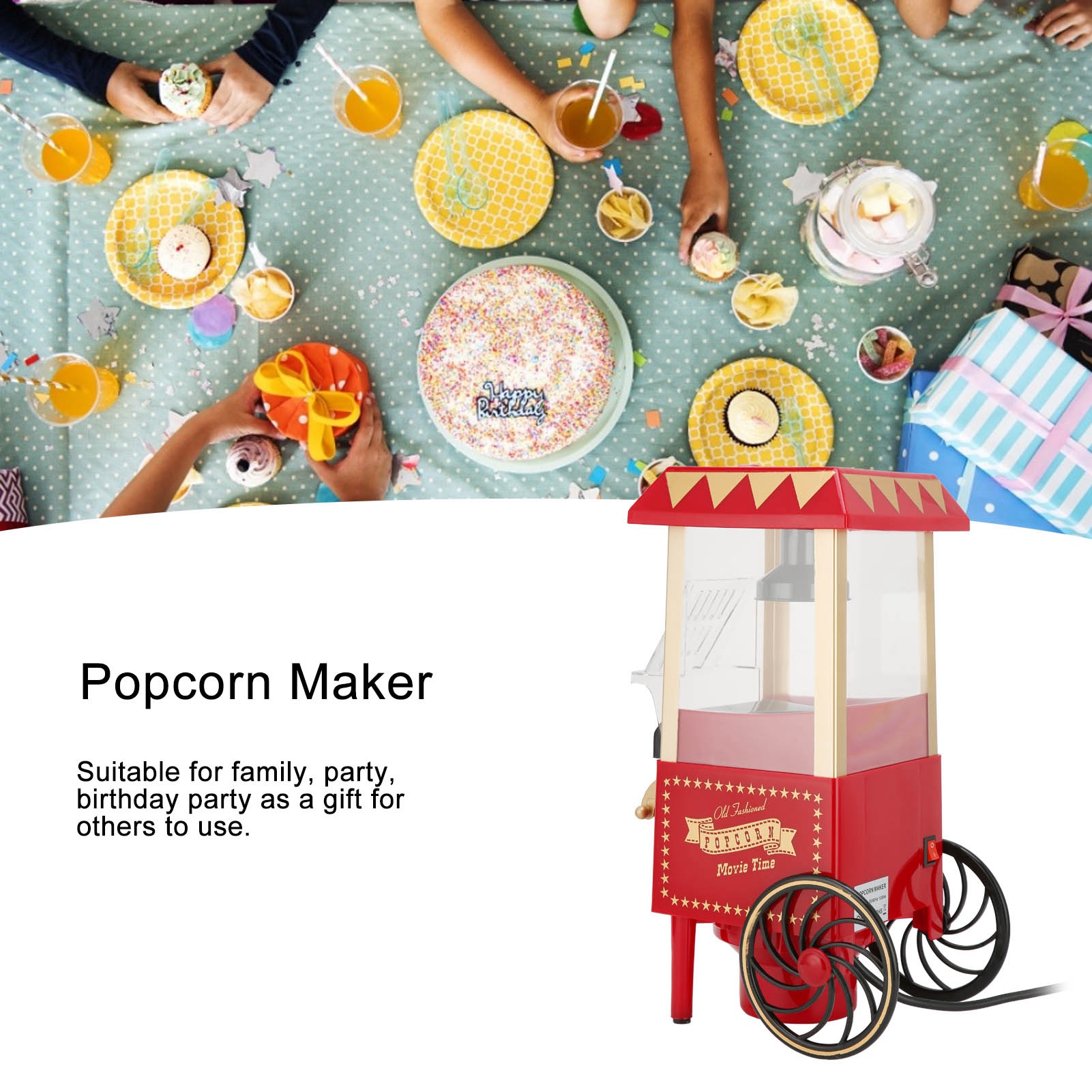 Automatic Popcorn Popper Popco - Popcorn Vending Machine recension och pris