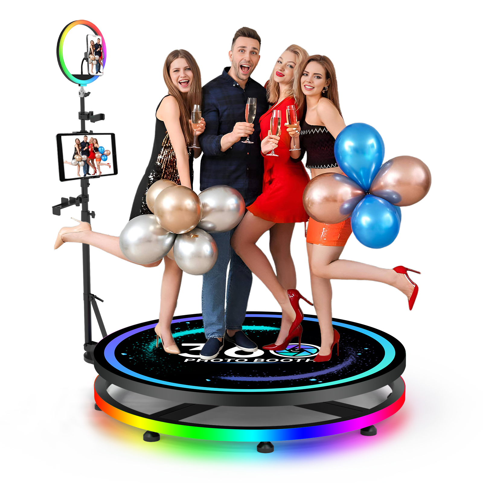 360 Photo Booth with Flight Ca - Photo Booth Machine recension och pris