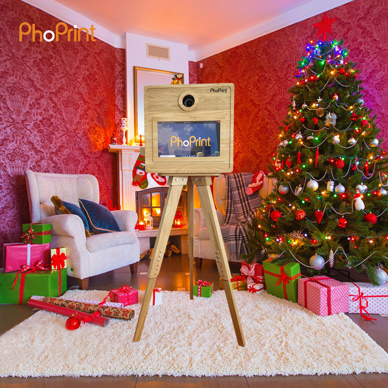 Phoprint Wood Photo Booth Vint - Photo Booth Machine recension och pris