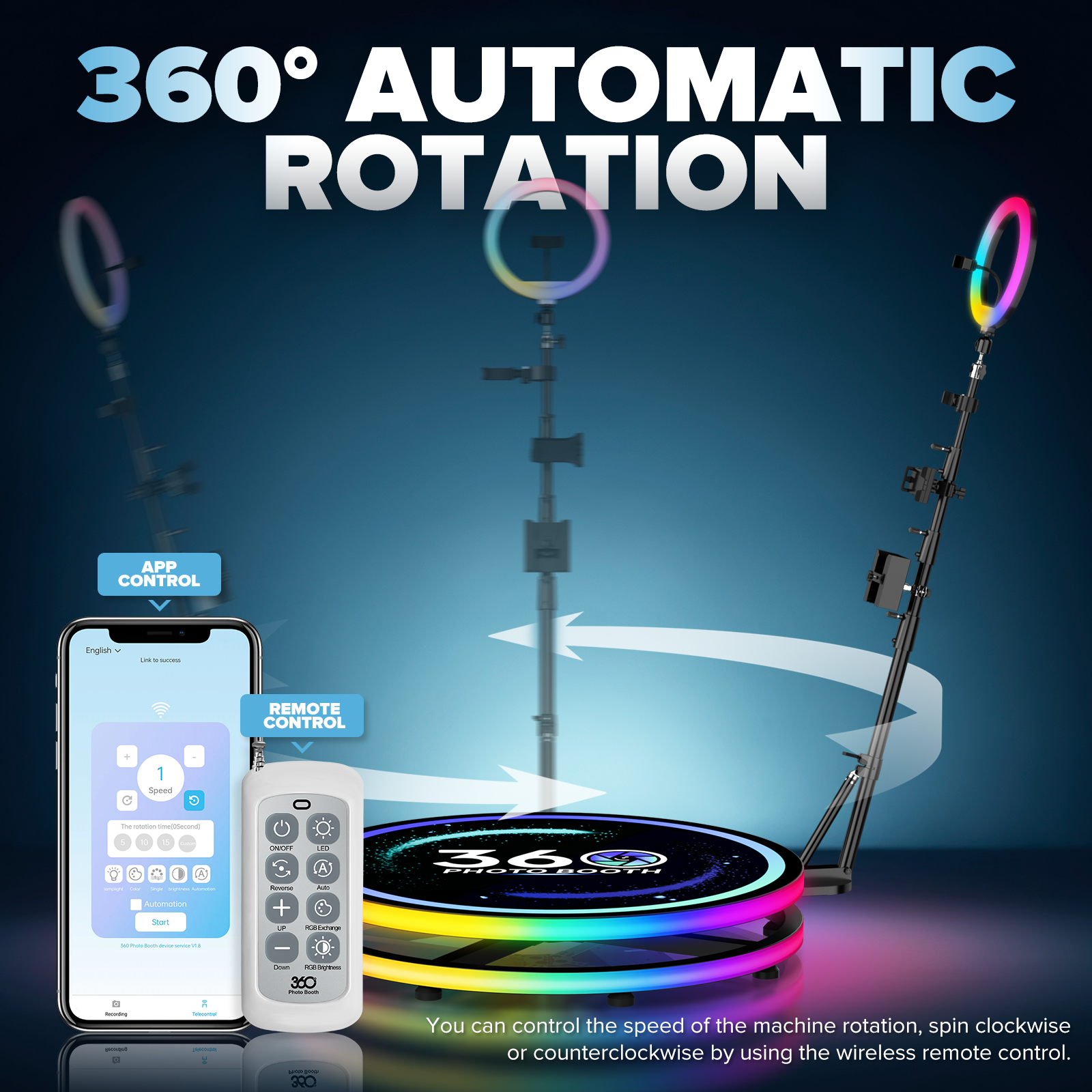 360 Rotating Photo Booth Ring  - Photo Booth Machine recension och pris