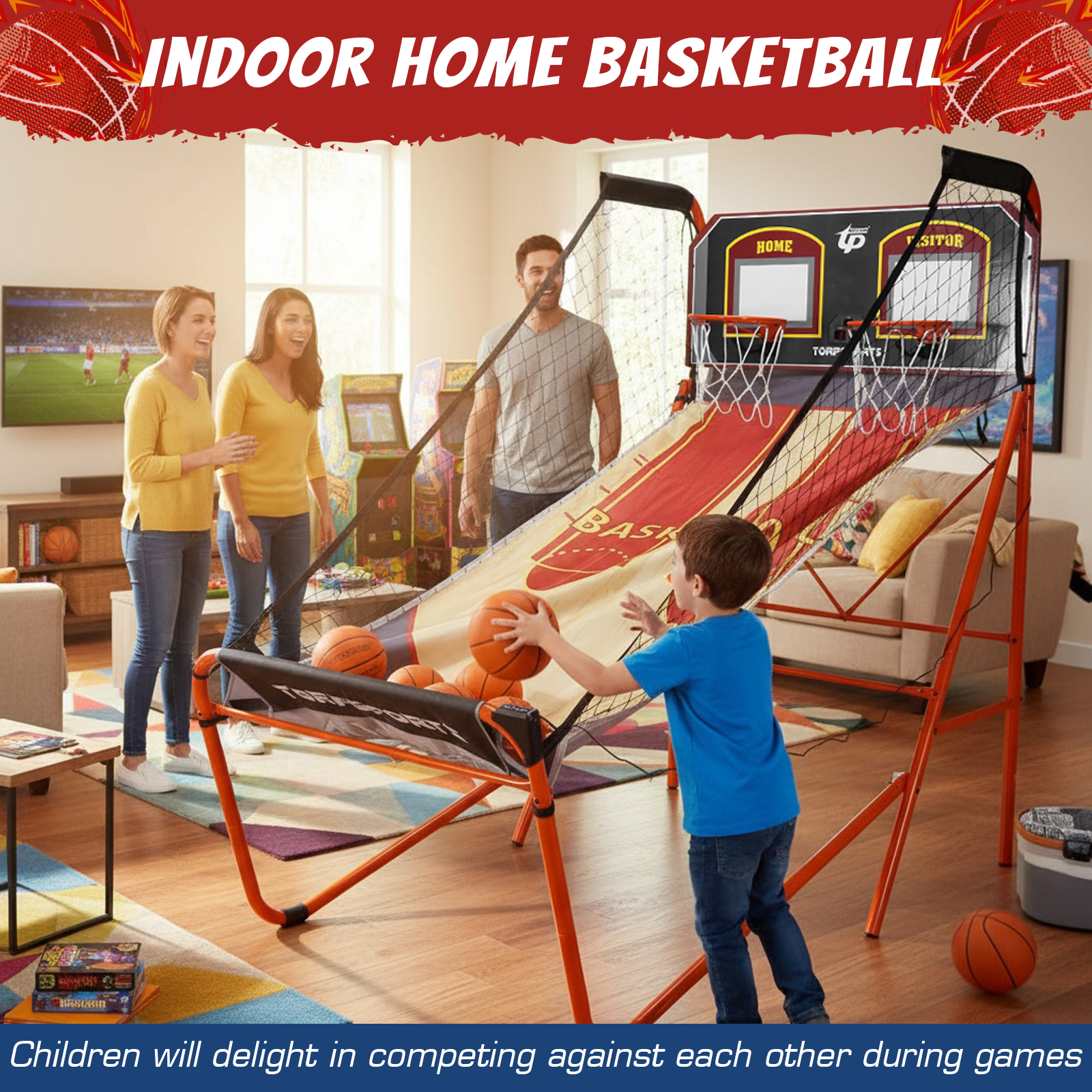 Arcade Basketball Game Set Pla - Arcade Games & Vending Llc Photos recension och pris