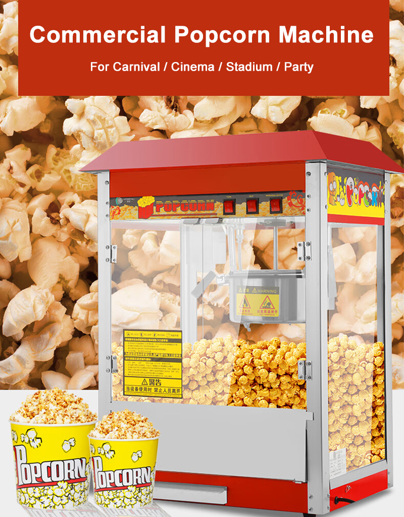 Commercial Popcorn Machine Ele - Popcorn Vending Machine recension och pris