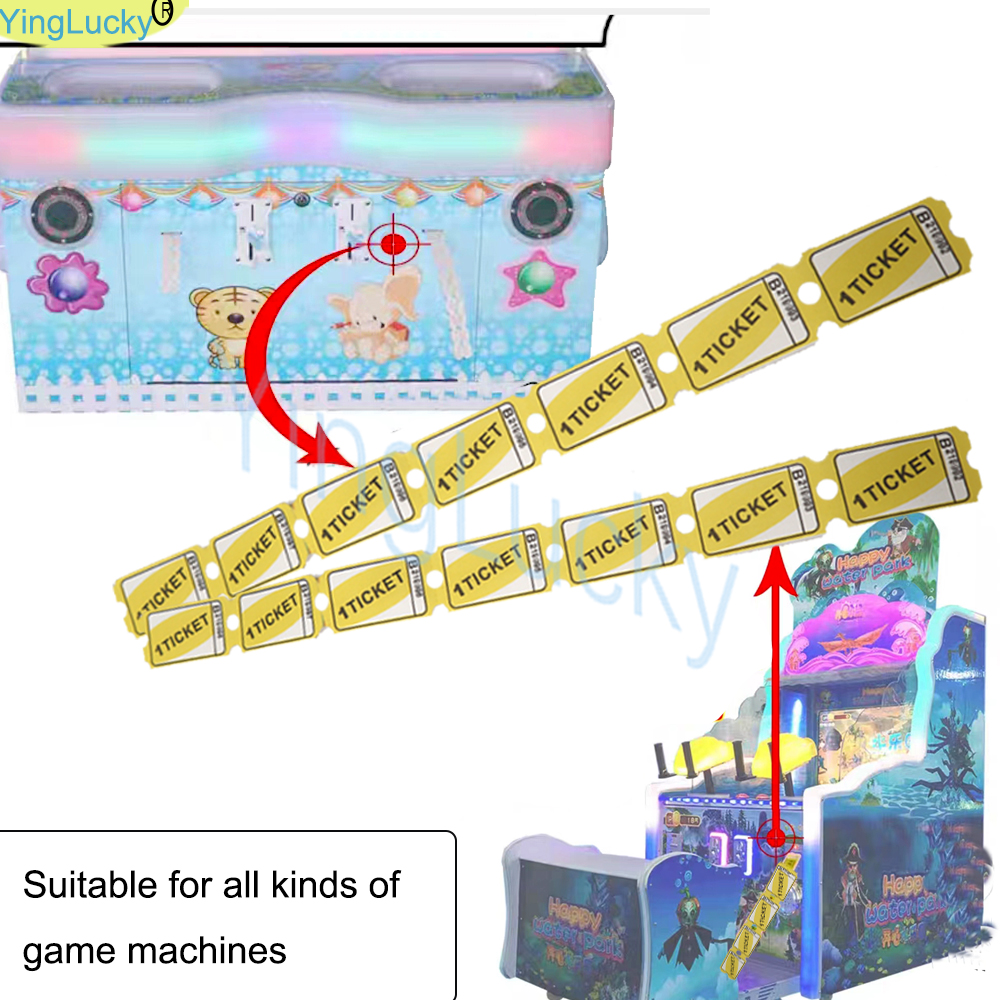 2000 pcs/lot Arcade Lottery Pa - Ticket Redemption Machine recension och pris
